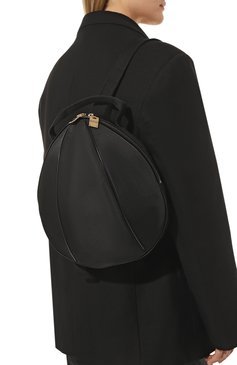 Женский рюкзак 011 BORBONESE черного цвета, арт. 924287 | Фото 2 (Размер: medium; Материал сплава: Проставлено; Материал: Текстиль; Драгоценные камни: Проставлено; Стили: Кэжуэл)