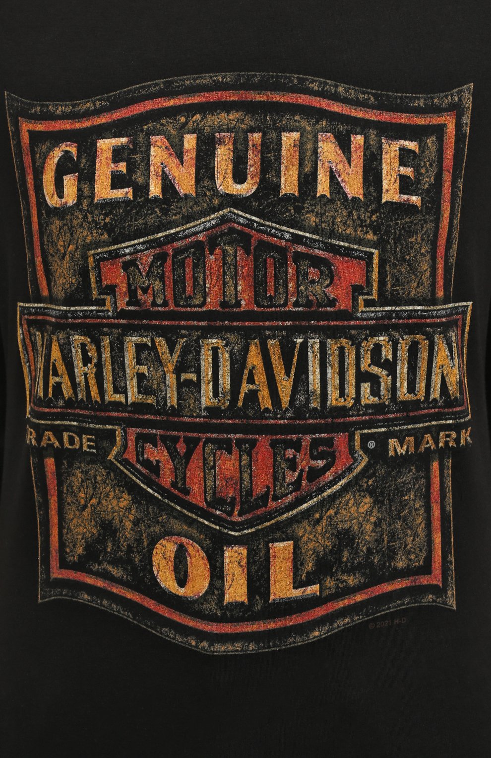 Хлопковая футболка Harley-Davidson R004260 Фото 5