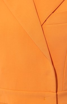 Женский шерстяной комбинезон MSGM оранжевого цвета, арт. 3441MDA191 237200 | Фото 5 (Материал внешний: Шерсть; Материал подклада: Синтетический материал; Женское Кросс-КТ: Комбинезон-одежда; Стили: Кэжуэл)