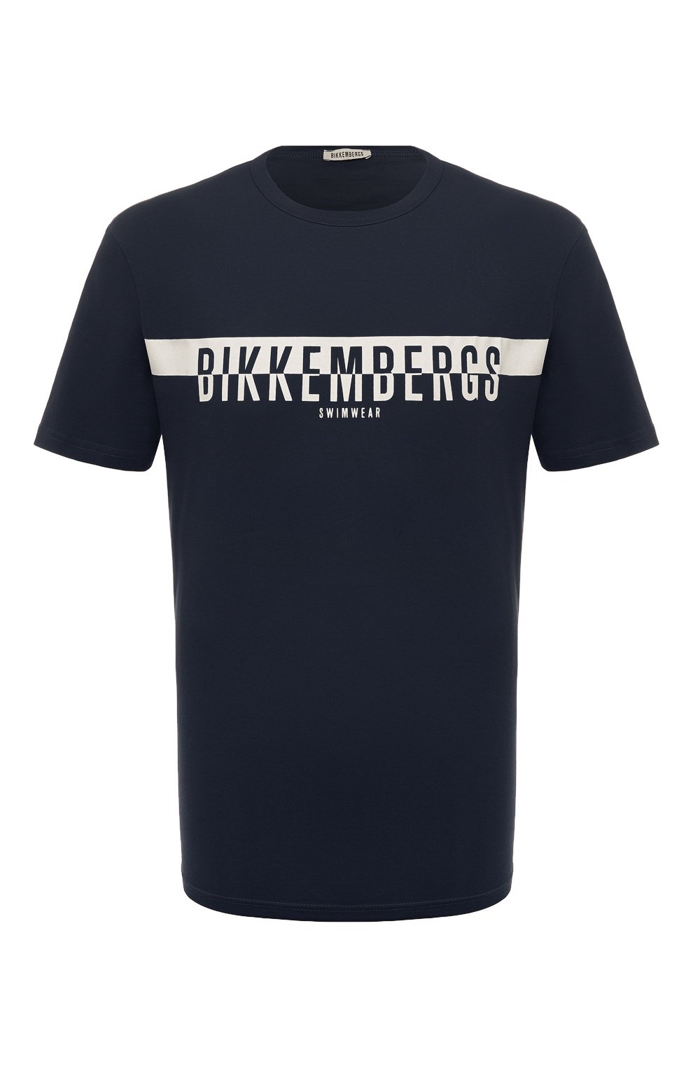 Хлопковая футболка Dirk Bikkembergs BKK2MTS03, цвет синий, размер 50