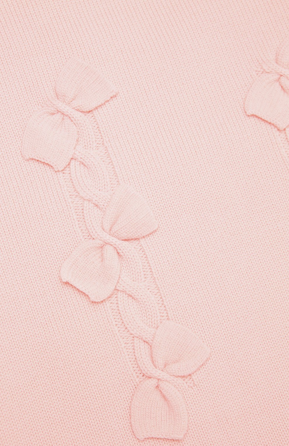 Детского шерстяное одеяло BABY T светло-розового цвета, арт. 20AI102C0IMB | Фото 4 (Материал: Текстиль, Шерсть)