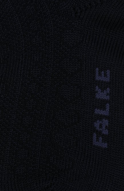 Детские хлопковые носки FALKE темно-синего цвета, арт. 12120 | Фото 2 (Материал: Хлопок, Текстиль; Статус проверки: Проверена категория)