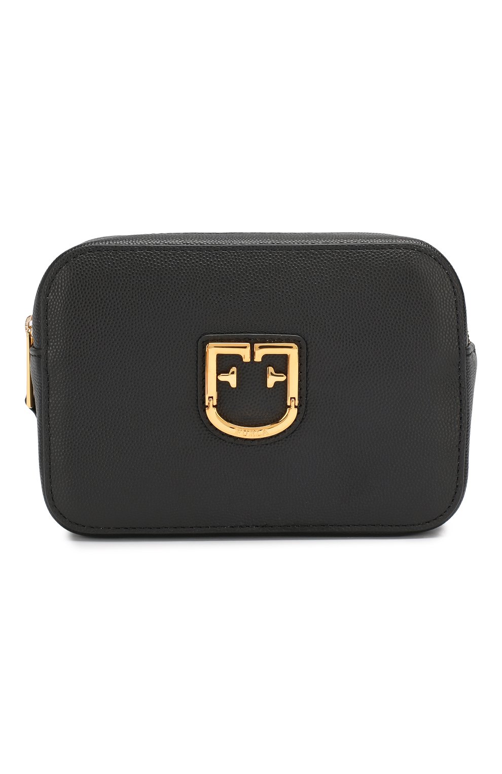 Женская поясная сумка belvedere FURLA черного цвета, арт. EV46/Q26 | Фото 1 (Материал: Натуральная кожа; Стили: Классический; Размер: mini; Ремень/цепочка: На ремешке; Статус проверки: Проверено, Проверена категория; Застежка: Молния; Кросс-КТ: другое)