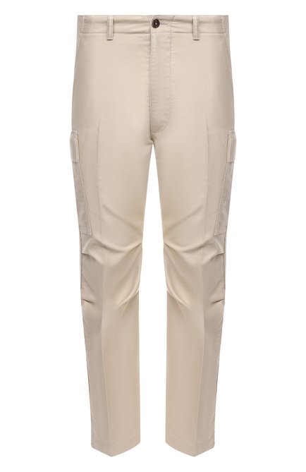Мужские хлопковые брюки-карго TOM FORD кремвого цвета по цене 131500 руб., арт. BZ141/TFP223 | Фото 1