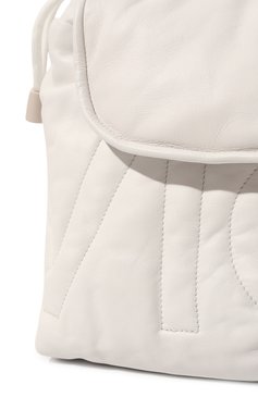 Женский рюкзак peggy small VIC MATIE белого цвета, арт. 1C0224T_999BE70 | Фото 3 (Материал: Натуральная кожа; Размер: mini; Стили: Кэжуэл)