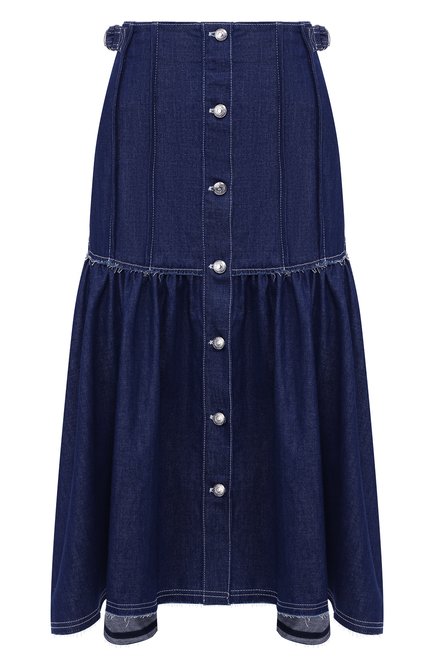 Женская джинсовая юбка CHLOÉ темно-си�него цвета по цене 122000 руб., арт. CHC20SDJ01158 | Фото 1
