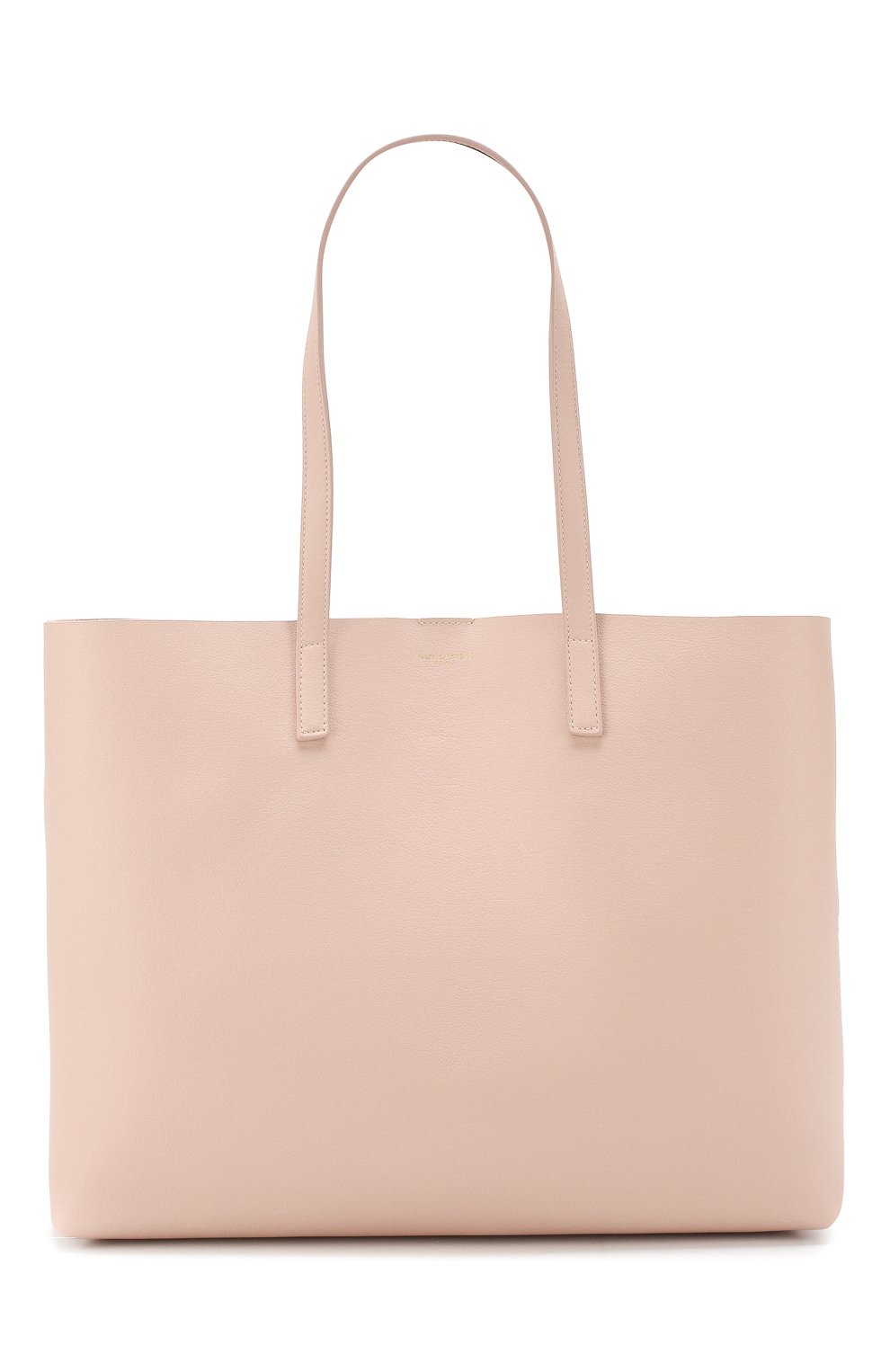 Женский сумка-тоут shopping large SAINT LAURENT светло-розового цвета, арт. 600281/CSV0J | Фото 1 (Сумки-технические: Сумки-шопперы; Материал: Натуральная кожа; Размер: large)