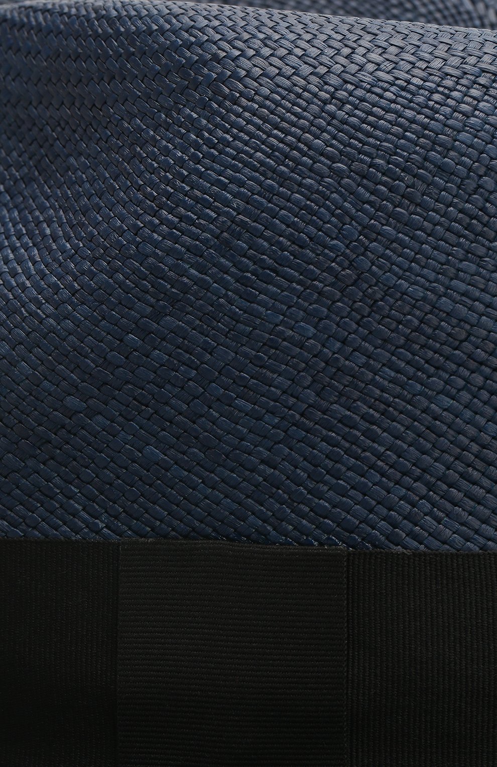 Женская шляпа marsel CANOE темно-синего цвета, арт. 1964864 | Фото 3 (Материал: Растительное волокно)