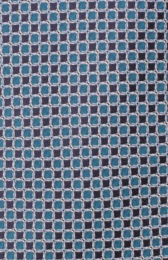 Мужской шелковый галстук LANVIN бирюзового цвета, арт. 3178/TIE | Фото 3 (Принт: С принтом; Материал: Текстиль, Шелк)