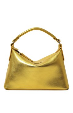 Женская сумка leonie hanne x liu jo LIU JO золотого цвета, арт. AA2502PX186S1206 | Фото 1 (Сумки-технические: Сумки через плечо, Сумки top-handle; Материал: Натуральная кожа; Размер: mini)