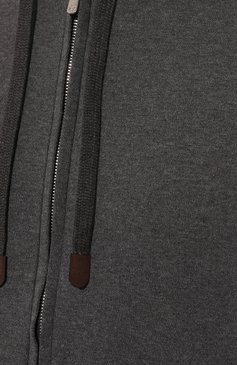 Мужской хлопковый жилет MARCO PESCAROLO темно-серого цвета, арт. AMAX/47Y05 | Фото 5 (Мужское Кросс-КТ: Толстовка-одежда; Материал сплава: Проставлено; Материал внешний: Хлопок; Драгоценные камни: Проставлено; Длина (верхняя одежда): Короткие; Стили: Кэжуэл)