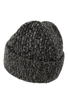 Женская шерстяная шапка GANNI черного цвета, арт. A4938 | Фото 3 (Материал: Текстиль, Шерсть; Материал сплава: Проставлено; Нос: Не  проставлено)