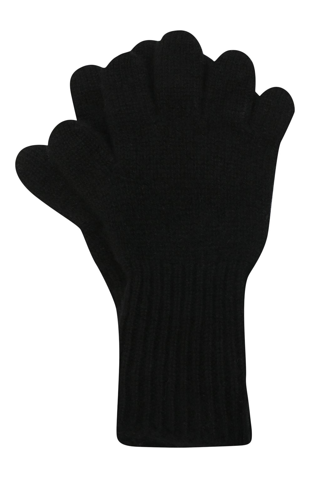 Детские кашемировые перчатки GIORGETTI CASHMERE черного цвета, арт. MB1699/4A | Фото 1 (Материал: Текстиль, Кашемир, Шерсть)