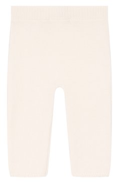 Детские кашемировые брюки DOLCE & GABBANA белого цвета, арт. L0EGC4/LK062 | Фото 2 (Материал внешний: Шерсть, Кашемир; Кросс-КТ НВ: Брюки; Материал сплава: Проставлено; Нос: Не проставлено)