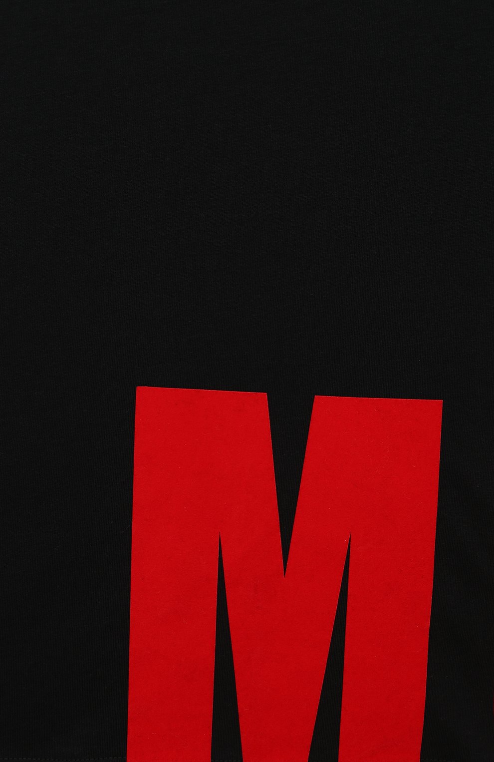 Детская хлопковая футболка MSGM KIDS черного цвета, арт. 025652 | Фото 3 (Рукава: Короткие; Материал внешний: Хлопок; Мальчики Кросс-КТ: Футболка-одежда; Ростовка одежда: 10 - 11 лет | 140 - 146см, 12 лет | 152 см, 13 - 15 лет | 158 см, 8 лет | 128 см)