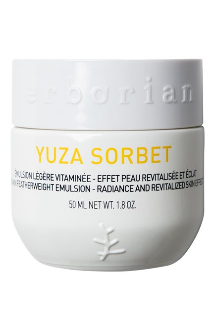 Увлажняющий дневной крем yuza sorbet (50ml) ERBORIAN бесцветного цвета, арт. 780246 | Фото 1 (Статус проверки: Проверена категория; Тип продукта: Кремы; Назначение: Для лица)