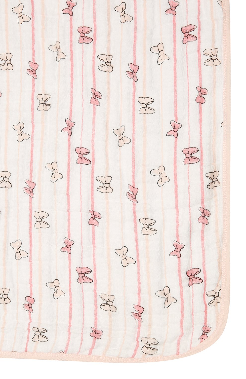 Детского хлопковое одеяло ADEN+ANAIS розового цвета, арт. EMBC10001DI | Фото 4 (Материал: Текстиль, Хл опок)