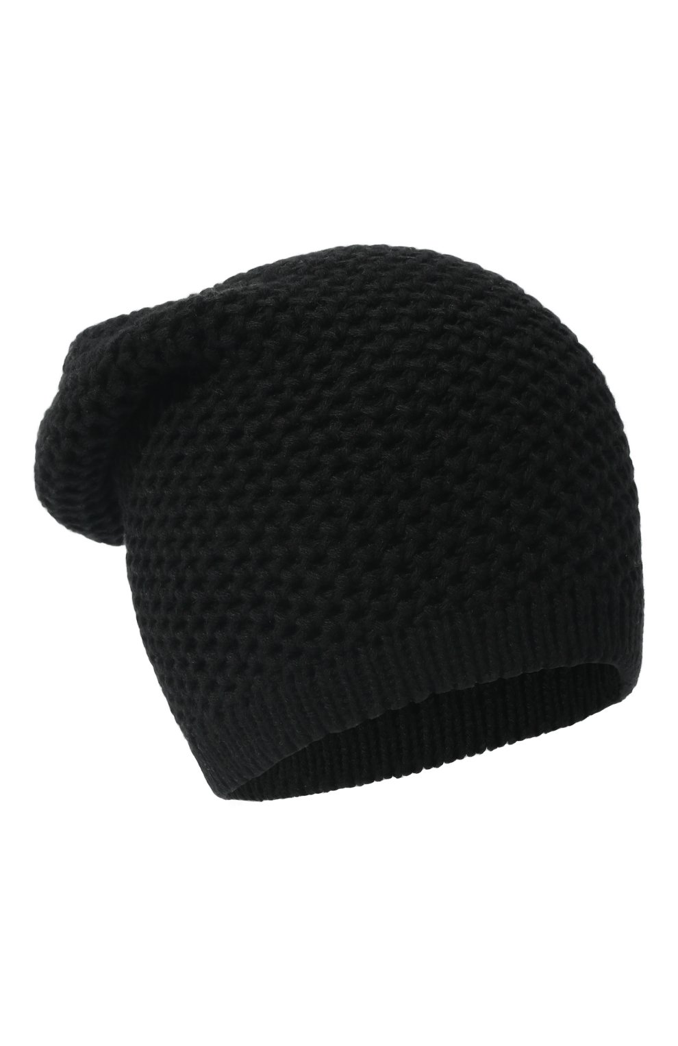 Женская кашемировая шапка INVERNI черного цвета, арт. 0097 CMG8 | Фото 1 (Материал: Текстиль, Кашемир, Шерсть)