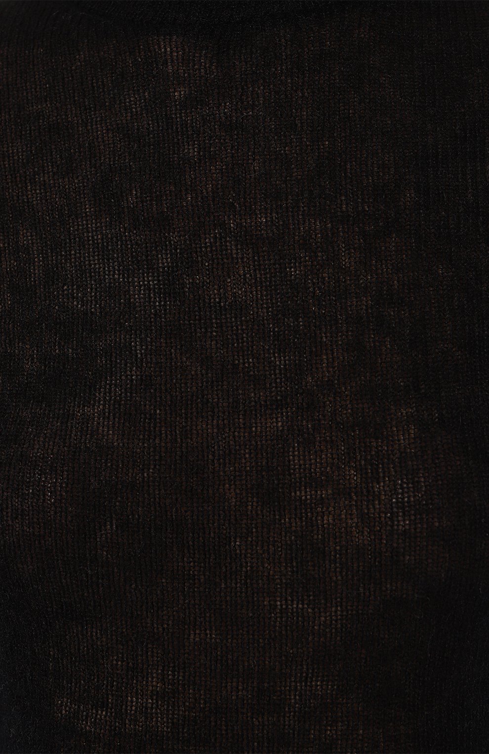 Женский шерстяной пуловер HAIKURE черного цвета, арт. HEU07015KC061PX | Фото 5 (Материал внешний: Шерсть, Синтетический материал; Рукава: Длинные; Длина (для топов): Стандартные; Материал сплава: Проставлено; Женское Кросс-КТ: Пуловер-одежда; Драгоценные камни: Проставлено; Стили: Кэжуэл)