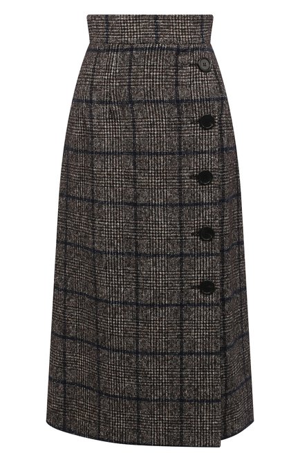 Женская юбка DOLCE & GABBANA серого цвета по цене 96450 руб., арт. F4BYNT/FQMH7 | Фото 1
