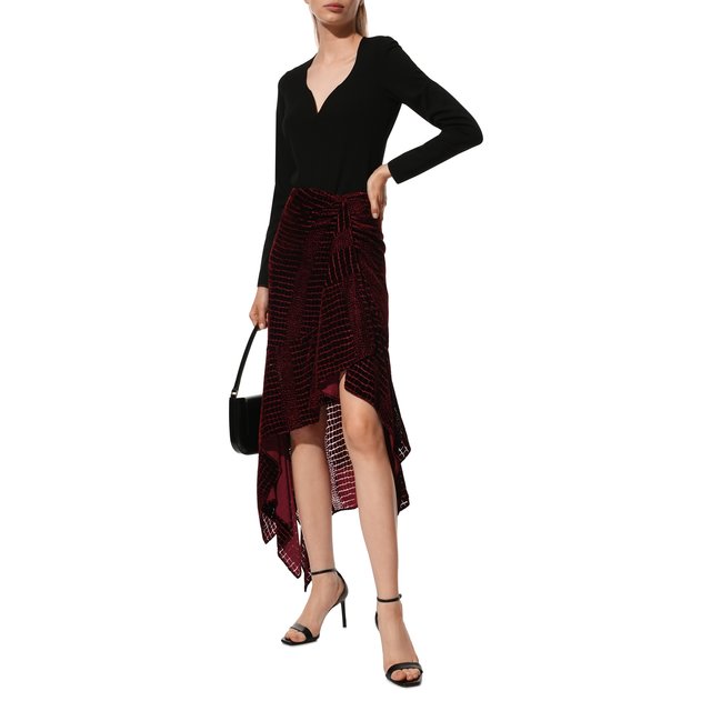 фото Бархатная юбка roberto cavalli