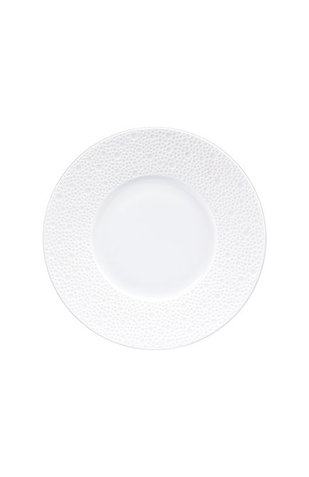 Тарелка для хлеба и масла ecume white BERNARDAUD белого цвета, арт. 0733/20251 | Фото 1 (Статус про верки: Проверена категория; Интерьер_коллекция: Ecume white; Ограничения доставки: fragile-2)