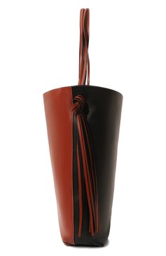 Женская сумка-тоут saturn NEOUS коричневого цвета, арт. 00003A | Фото 4 (Сумки-технические: Сумки top-handle; Материал: Натуральная кожа; Материал сплава: Проставлено; Драгоценные камни: Проставлено; Размер: large)