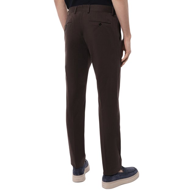 Хлопковые брюки Ermenegildo Zegna  TR14-E8I03 Фото 4