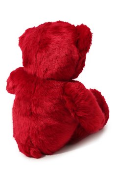 Детского игрушка медведь la peluche DOU DOU ET COMPAGNIE красного цвета, арт. DC3411 | Фото 3 (Игрушки: Мягкие игрушки)