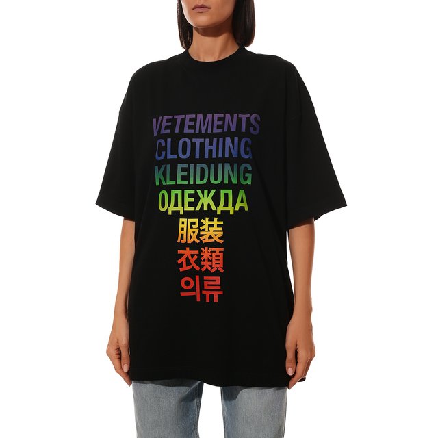 фото Хлопковая футболка vetements