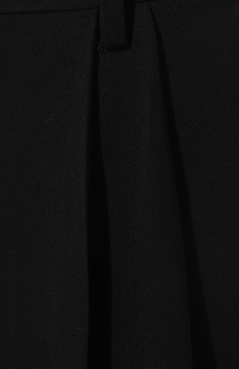 Женские шерстяные брюки DRIES VAN NOTEN черного цвета, арт. 232-010919-7061 | Фото 5 (Материал внешний: Шерсть; Длина (брюки, джинсы): Стандартные; Женское Кросс-КТ: Брюки-одежда; Силуэт Ж (брюки и джинсы): Прямые; Материал сплава: Проставлено; Драгоценные камни: Проставлено; Стили: Кэжуэл)