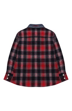 Детская хлопковая рубашка DSQUARED2 разноцветного цвета, арт. DQ0410-D006X | Фото 2 (Рукава: Длинные; Случай: Повседневный; Материал внешний: Хлопок; Ростовка одежда: 10 - 11 лет | 140 - 146см, 12 лет | 152 см, 13 - 15 лет | 158 см, 4 года | 104 см, 6 лет | 116 см, 8 лет | 128 см)