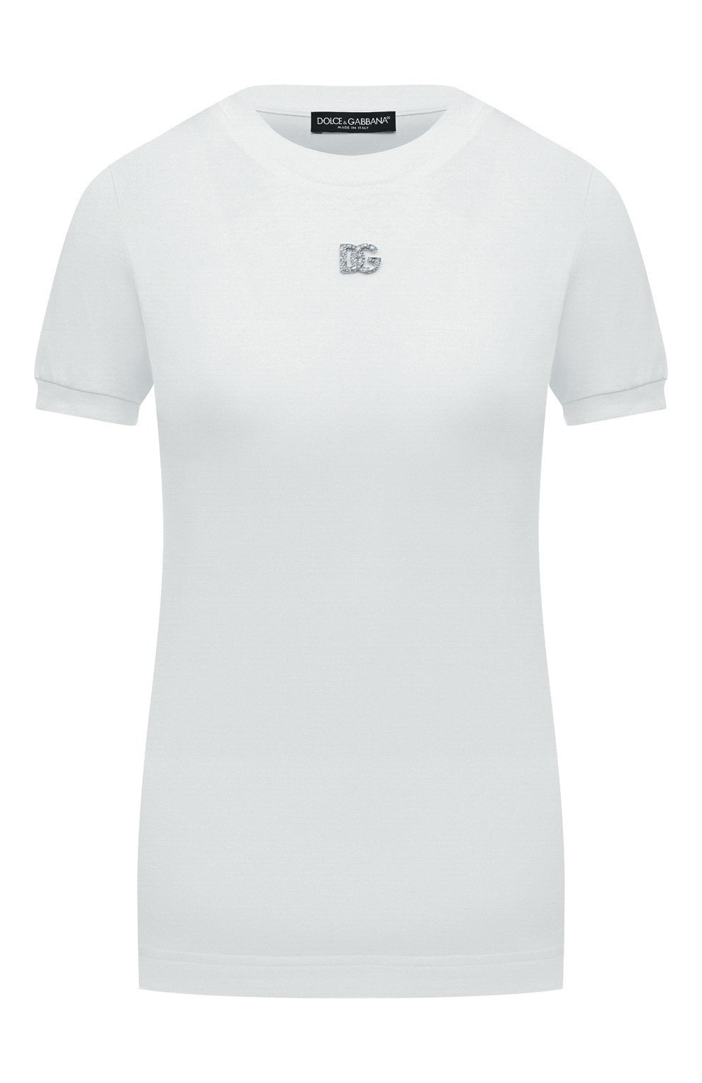 Хлопковая футболка Dolce & Gabbana F8N08Z/G7B3U