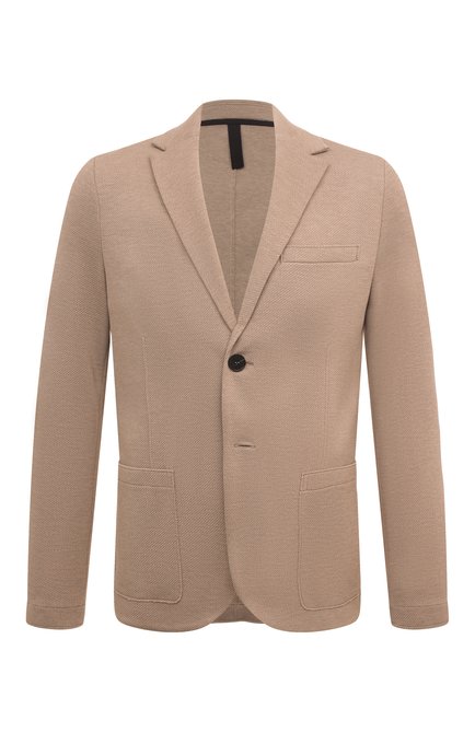 Мужской хлопковый пиджак HARRIS WHARF LONDON темно-бежевого цвета по цене 59950 руб., арт. C8P22PPT | Фото 1