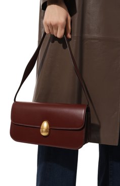 Женская сумка phoenix NEOUS бордового цвета, арт. 00027A09 | Фото 2 (Сумки-технические: Сумки top-handle; Размер: medium; Материал: Натуральная кожа)