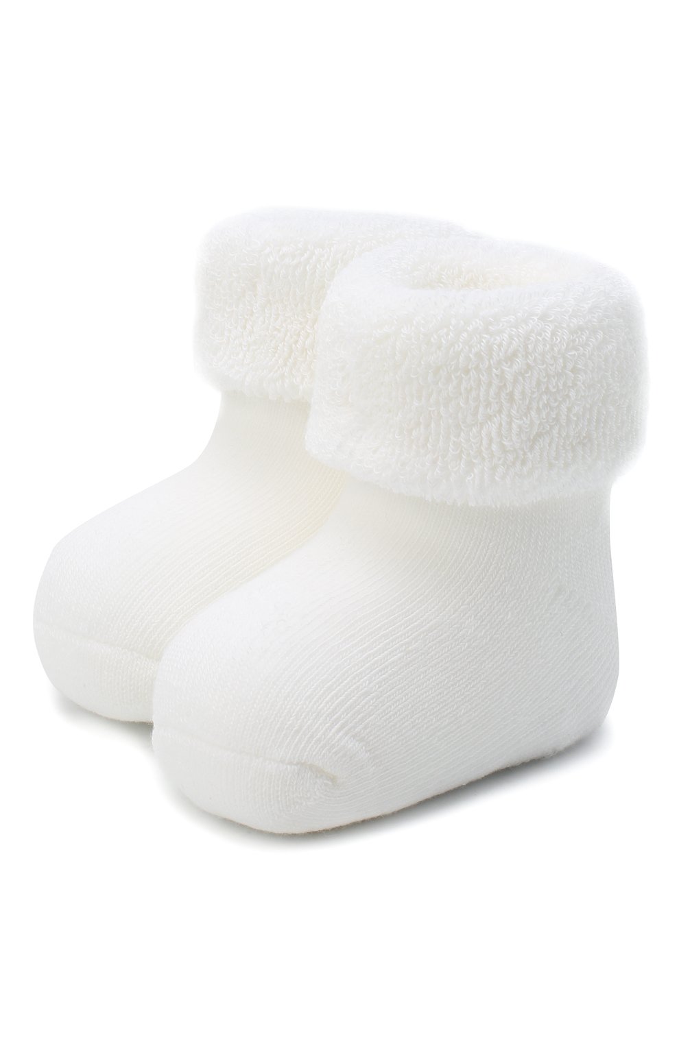 Детские хлопковые носки FALKE белого цвета, арт. 10612. | Фото 1 (Материал: Текстиль, Хлопок)