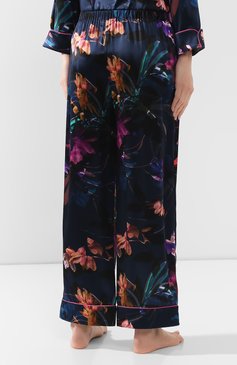 Женская шелковая пижама LUNA DI SETA разноцветного цвета, арт. VLST60546_2330 | Фото 5 (Материал внешний: Шелк; Статус проверки: Проверена категория)
