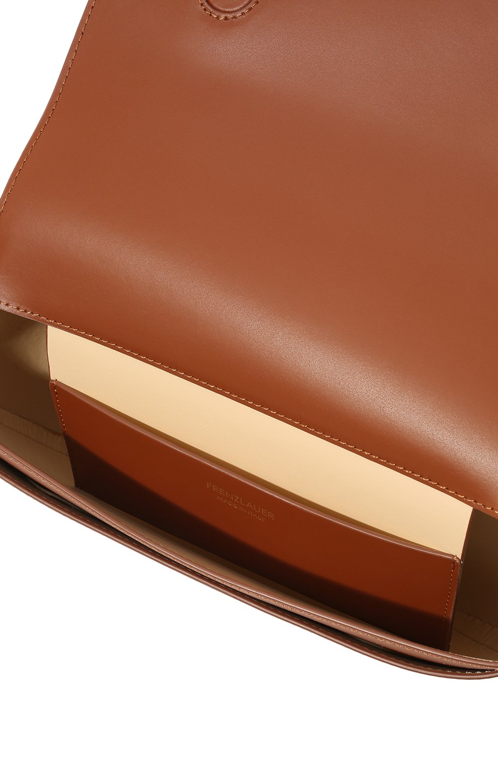 Женская сумка swing FRENZLAUER коричневого цвета, арт. SWING | Фото 5 (Сумки-технические: Сумки через плечо; Материал: Натуральная кожа; Ремень/цепочка: На ремешке; Размер: small)