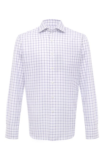 Мужская хлопковая рубашка MUST темно-синего цвета по цене 45750 руб., арт. BR1-2G-7T/6517 | Фото 1