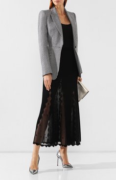 Женская юбка из вискозы ALEXANDER MCQUEEN черного цвета, арт. 585221/Q1AE0 | Фото 2 (Женское Кросс-КТ: Юбка-одежда; Материал подклада: Синтетический материал; Материал внешний: Вискоза; Статус проверки: Проверено, Проверена категория; Длина Ж (юбки, платья, шорты): Макси)