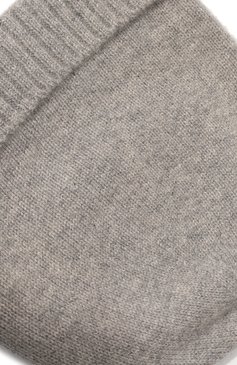 Детского кашемировая шапка OSCAR ET VALENTINE серого цвета, арт. BON02 | Фото 3 (Материал: Текстиль, Кашемир, Шерсть)