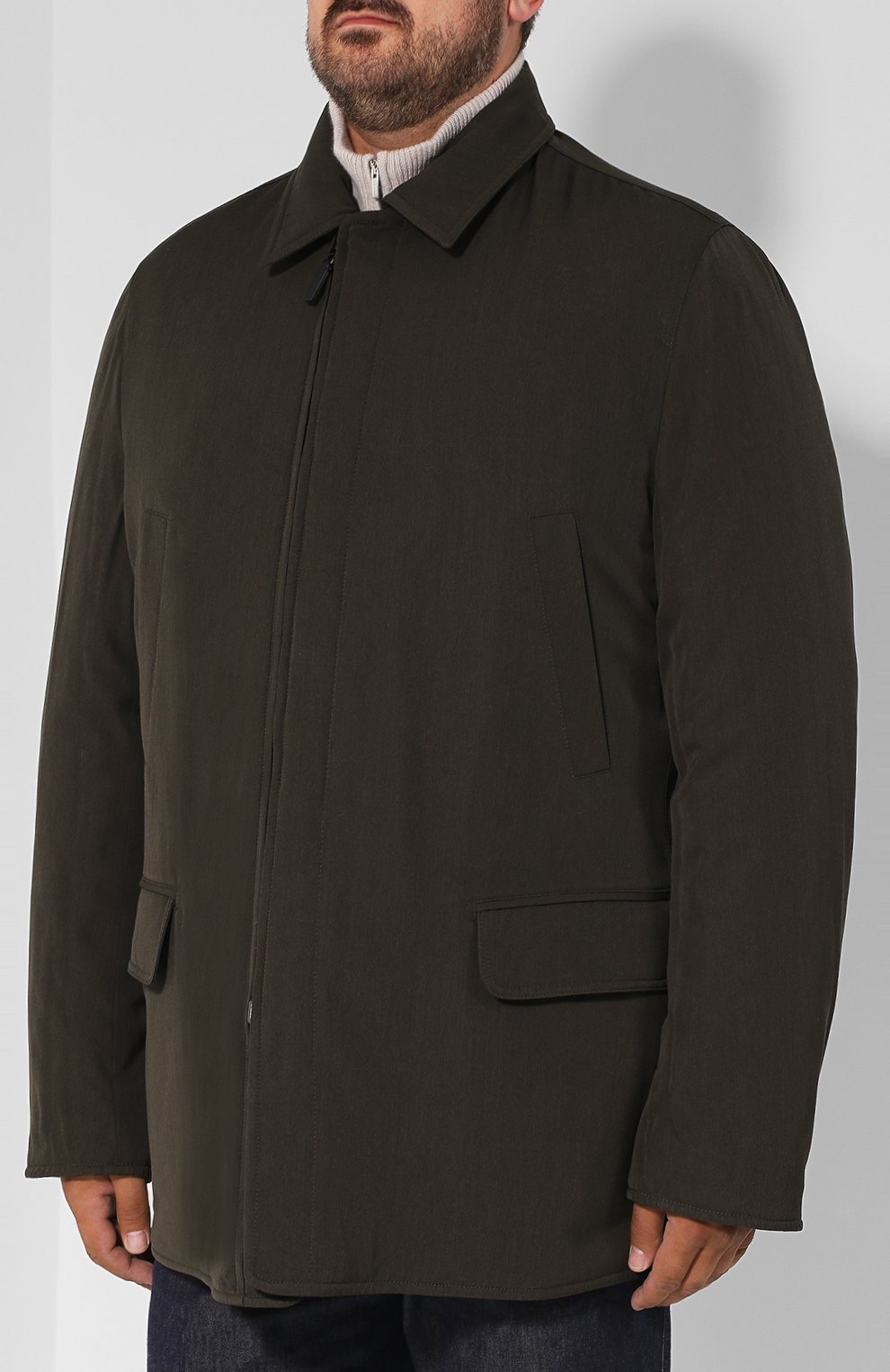 Мужская двусторонняя куртка из смеси шерсти и шелка BRIONI хаки цвета, арт. SDL70L/07AJ9 | Фото 6 (Кросс-КТ: Куртка; Мужское Кросс-КТ: шерсть и кашемир, Верхняя одежда; Материал внешний: Шерсть, Шелк; Рукава: Длинные; Big photo: Big photo; Длина (верхняя одежда): До середины бедра; Материал сплава: Проставлено; Ювелирные украшения: Назначено; Драгоценные камни: Проставлено)