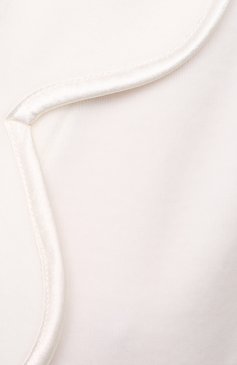 Женский хлопковый халат LOUIS FERAUD белого цвета, арт. 3883035 | Фото 5 (Материал внешний: Хлопок)
