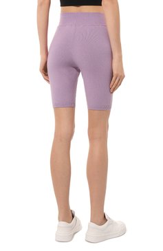 Женские кашемировые шорты PANGAIA сиреневого цвета, арт. RECYCLED CASHMERE SHORTS | Фото 4 (Женское Кросс-КТ: Шорты-одежда, Шорты-спорт; Материал внешний: Шерсть, Кашемир; Длина Ж (юбки, платья, шорты): Мини; Материал сплава: Проставлено; Нос: Не проставлено; Стили: Спорт-шик; Драгоценные камни: Проставлено)