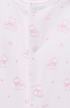 Детский хлопковый комбинезон KISSY KISSY розового цвета, арт. KGQ05239N | Фото 3 (Материал внешний: Хлопок; Ростовка одежда: 0 - 3 мес | 50 - 60 см, 6 мес | 68 см)
