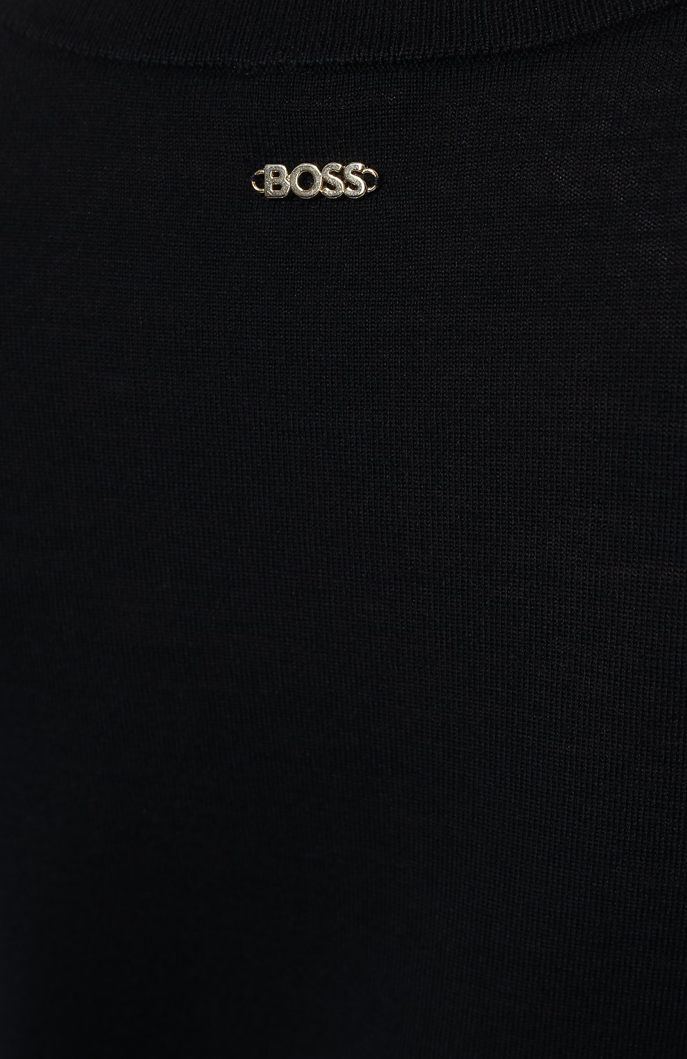 Шерстяной пуловер BOSS 50473246, цвет синий, размер 42 - фото 5