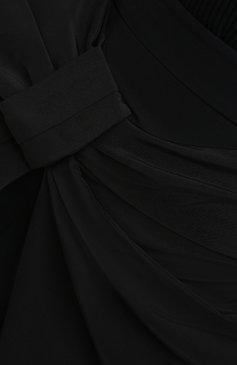 Женская юбка-шорты ALEXANDER MCQUEEN черного цвета, арт. 645503/QJAAA | Фото 5 (Материал внешний: Шерсть; Стили: Гламурный; Длина Ж (юбки, платья, шорты): Мини; Женское Кросс-КТ: Юбка-одежда, юбка-шорты; Материал подклада: Купро)