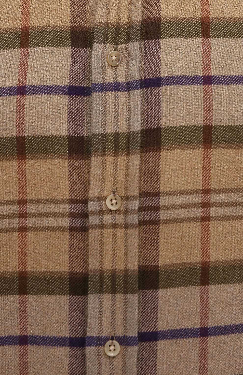 Мужская светло-коричневая хлопковая рубашка RALPH LAUREN купить в ...