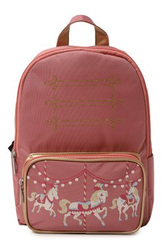 Детская рюкзак small CARAMEL ET CIE розового цвета, арт. SBP08 | Фото 1 (Материал: Текстиль)