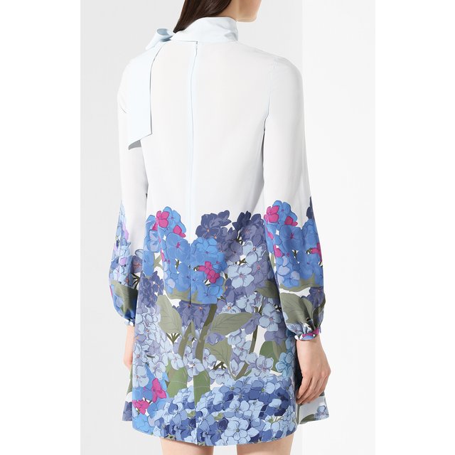 фото Шелковое платье valentino